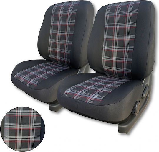 Pole Position Front Car Covers 2pcs Red