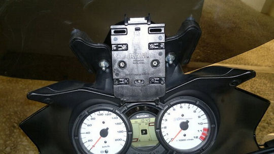 Βάση Στήριξης Smartphone / Gps Με Μπίλια Ram Για Suzuki V-strom Dl650 2004-2011 / V-strom Dl1000 2004-2012
