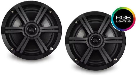 Hasda MC-100 Boat Sound System 4x with AUX / Bluetooth / USB Black