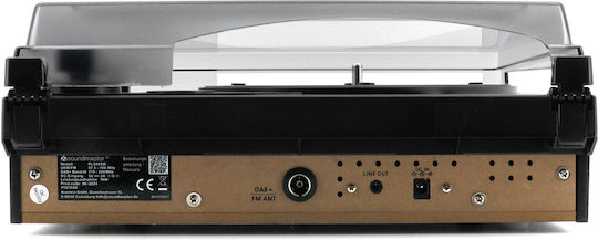 Soundmaster PL590SW Πικάπ με Belt Drive, Προενίσχυση και Ενσωματωμένα Ηχεία Μαύρο