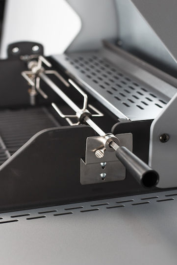 Bormann BBQ1260 Ανοξείδωτη Σούβλα Ψησταριάς για Κοτόπουλο με Μοτέρ 72cm