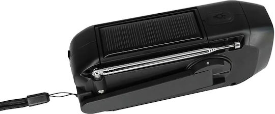 Blaupunkt Retro Solar cu USB Negru