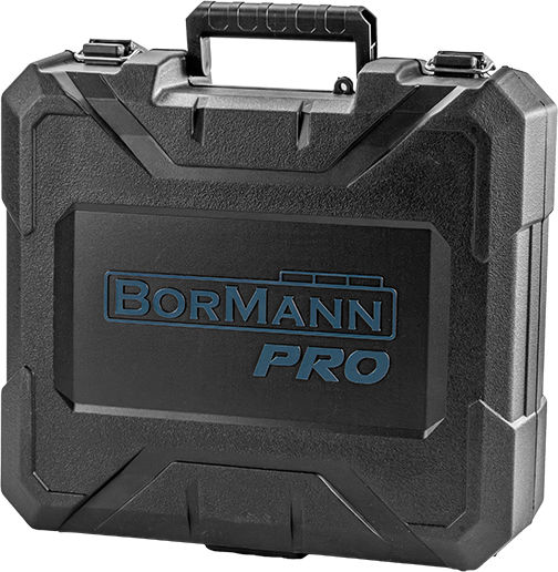Bormann Pro BBP5003 Сет Ударна бормашина & Ударна отвертка Безчетков 20V с 2 батерии 4Ах и куфар