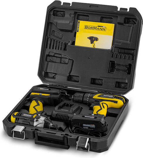 Bormann BCD2610 Set Mașină de găurit & Șurubelniță 20V cu 2 baterii 2Ah și husă
