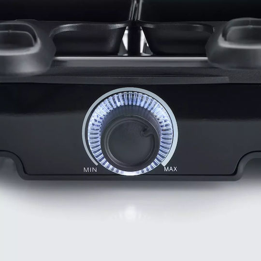 Severin RG9670 Επιτραπέζια Ηλεκτρική Ψησταριά Αυλακωτής Πλάκας 1400W με Ρυθμιζόμενο Θερμοστάτη 41.7x26.3εκ.