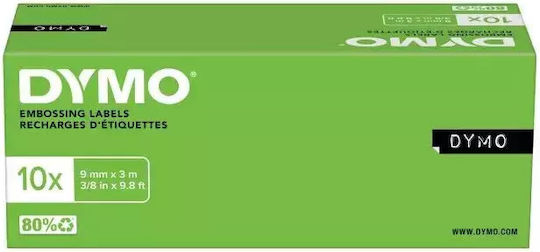 Dymo Ταινία Ετικετογράφου 3m x 9mm σε Μπλε Χρώμα Συμβατή με Dymo LetraTag/LT