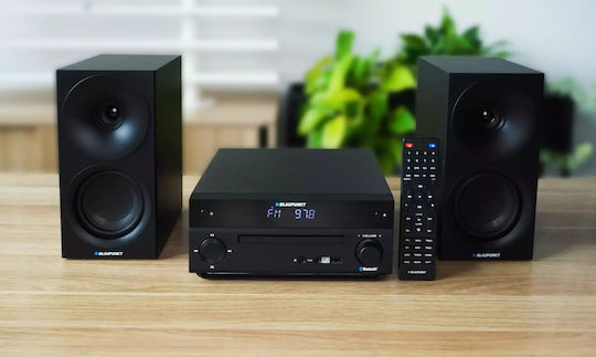 Blaupunkt Ηχοσύστημα 2.0 50W με CD Player, WiFi και Bluetooth Μαύρο