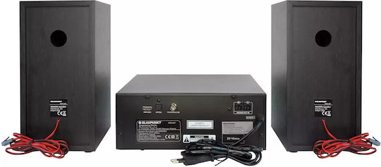 Blaupunkt Ηχοσύστημα 2.0 50W με CD Player, WiFi και Bluetooth Μαύρο