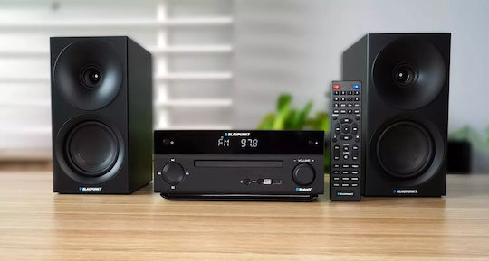 Blaupunkt Ηχοσύστημα 2.0 50W με CD Player, WiFi και Bluetooth Μαύρο