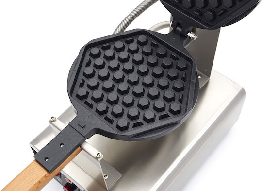 Waffeleisen Honigwabenform Variabler Thermostat 50-300°C