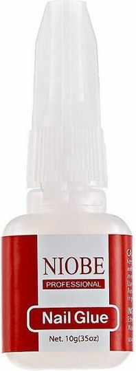 Niobe Professional Cola pentru Unghii False cu perie 10gr