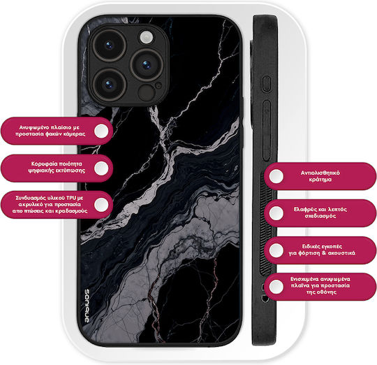 Sonique Marble Series Case for Honor Magic7 Lite 5G Black 02