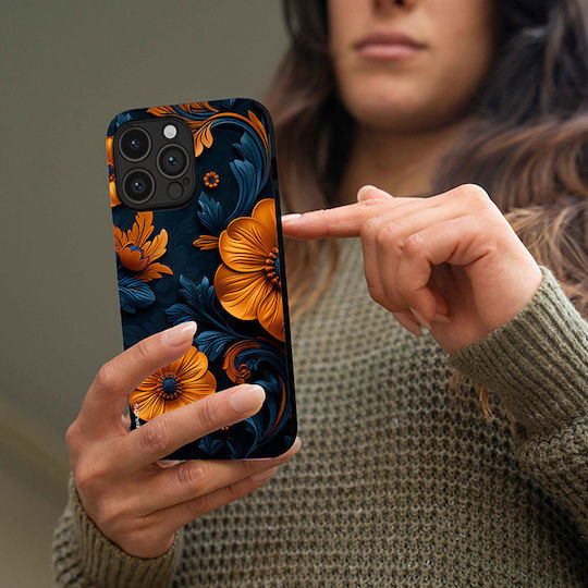 Калъф Sonique 3D Flower Series за Honor Magic7 Pro 5G Оранжев 01