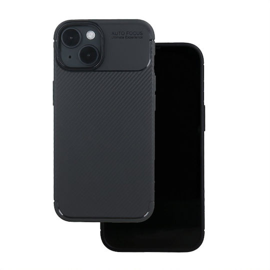 TelForceOne Carbon Black Back Cover Silicon Negru (Galaxy A26)