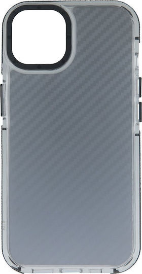 TelForceOne Acrylic Carbon Back Cover Σιλικόνης Μαύρο (iPhone 17e / 16e)