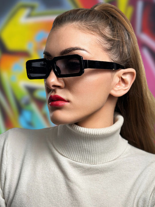 SeeVision 50040 Women's Sunglasses with Black Plastic Frame and Black Lens 4K2235-1501-50040-BLACK