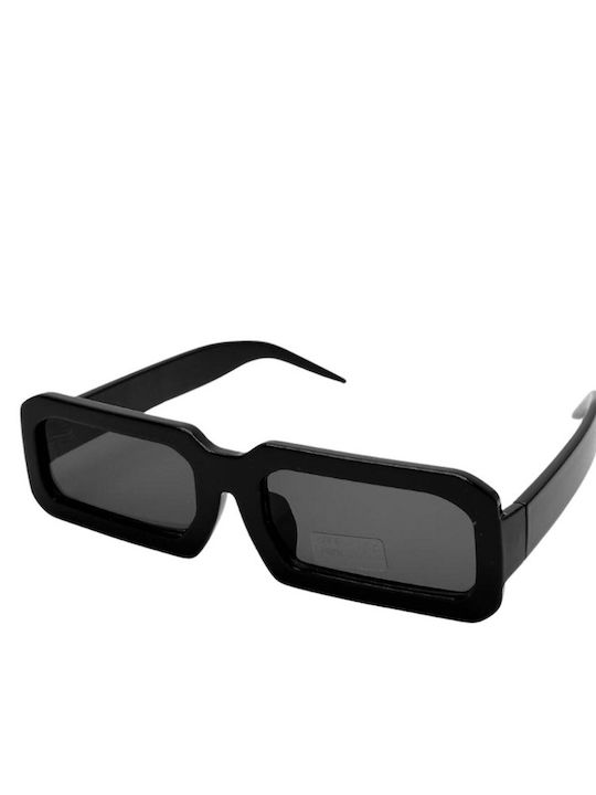 SeeVision 50040 Women's Sunglasses with Black Plastic Frame and Black Lens 4K2235-1501-50040-BLACK