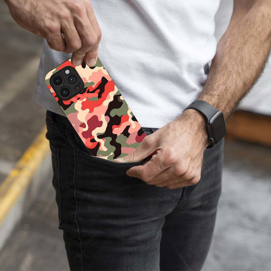 Калъф Sonique Camouflage Army Series за Honor Magic7 Pro 5G Червен