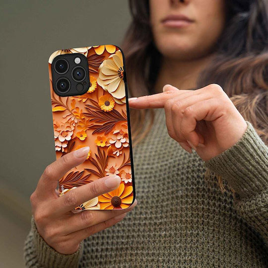 Калъф Sonique 3D Flower Series за Honor 90 Smart 5G Honor X7b Оранжев