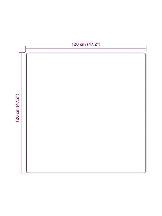 vidaXL Anti-slip Rug Outdoor Rectangular Gray