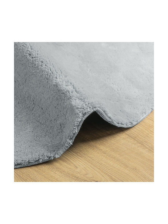vidaXL Rug Outdoor Rectangular Wool Gray