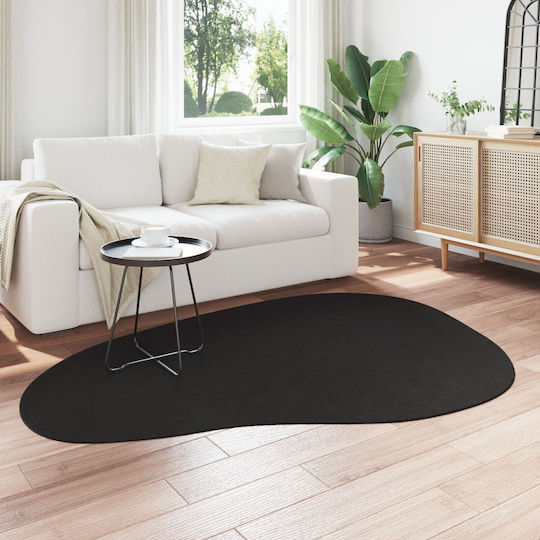 vidaXL Anti-slip Rug Outdoor Rectangular Black