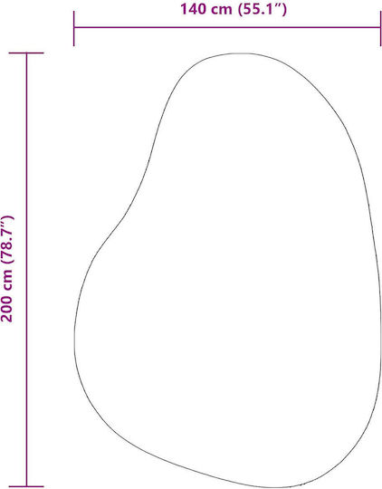 vidaXL Χαλί Εξωτερικού Χώρου Ορθογώνιο Γκρι 140x200cm