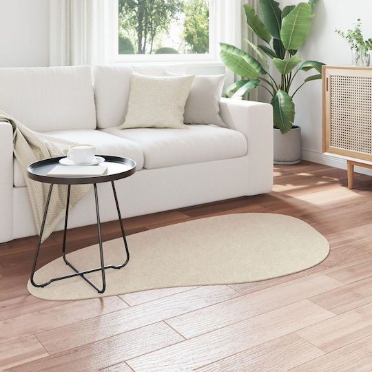 vidaXL Teppich Außenbereich Rechteckig Wolle Beige