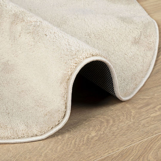 vidaXL Teppich Außenbereich Rechteckig Wolle Beige