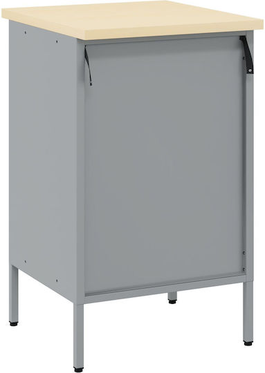 Vidaxl Arbeitsschrank Schwarz 50x55x84 cm Stahl