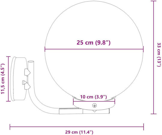 vidaXL Laterne 29x25x33cm vidaXL Laterne 29x25x33cm