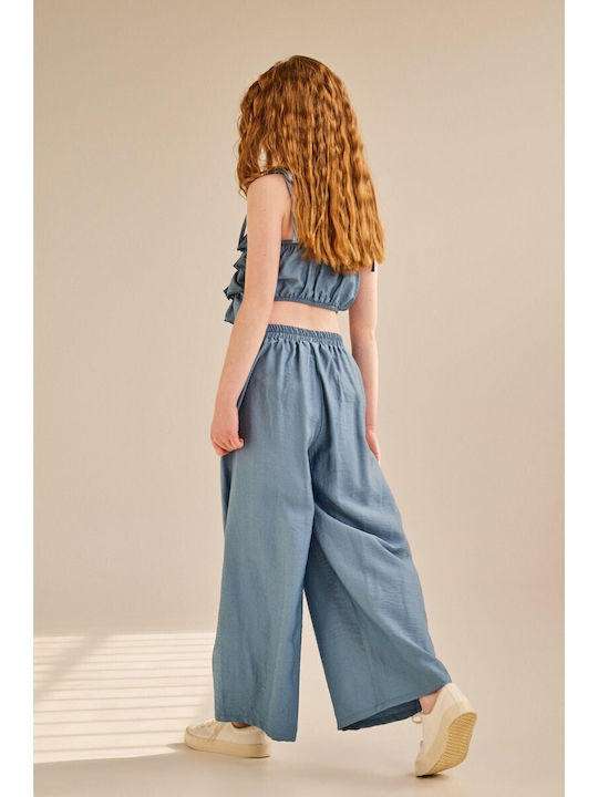 Set pentru copii cu pantaloni Vară 2buc Blue
