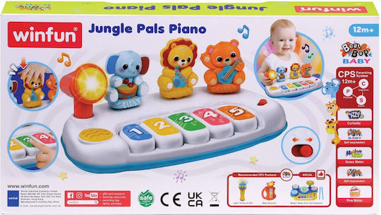 Winfun Instrument Muzical cu Muzică, Lumină și Sunete pentru 12++ Luni