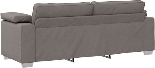 Three-Seater Couch Tabac Brown 219x77x82 cm