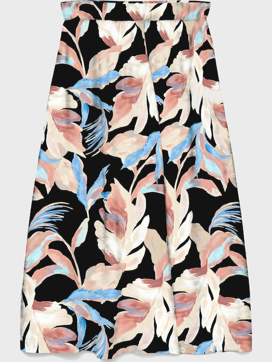 Josie Maxi Skirt Floral Black
