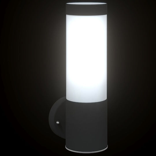 vidaXL Стенно Външно Осветително Тяло LED IP44 8.5x12x27εκ.