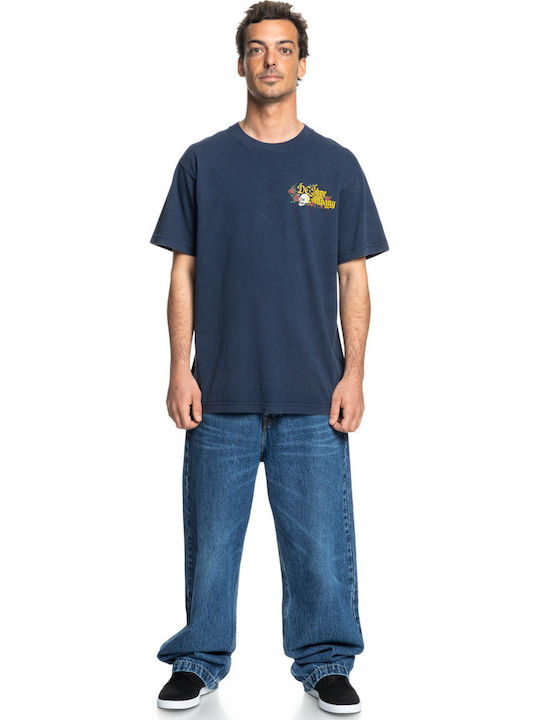Standoff T-shirt Dress Blues