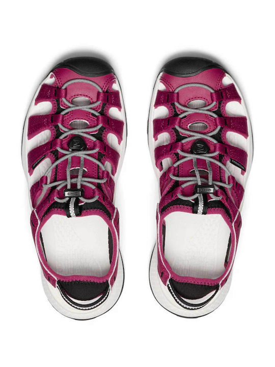 Women's Flat Sandals Sporty Red