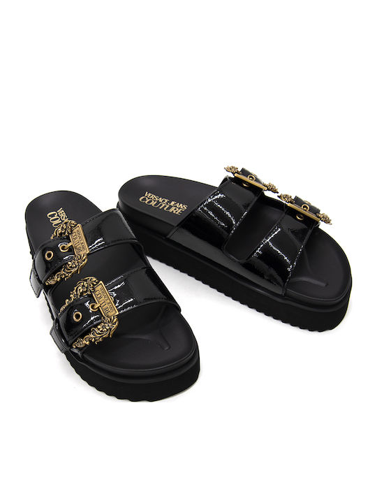 Γυναικεία Σανδάλια Flatforms Μαύρα