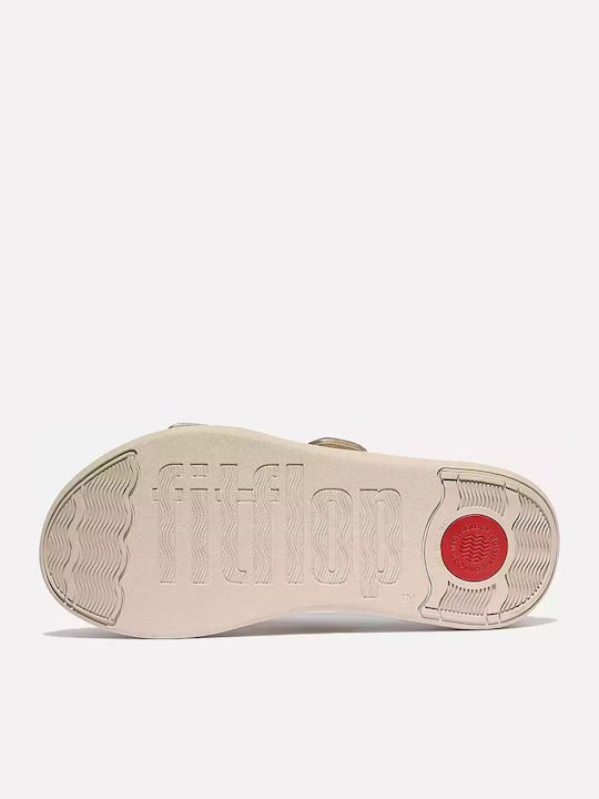 Γυναικεία Σανδάλια Flatforms Χρυσά