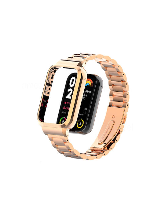 Brățară Metalică Pentru Xiaomi Smart Band 9 Pro Curea Smart Watch – Auriu