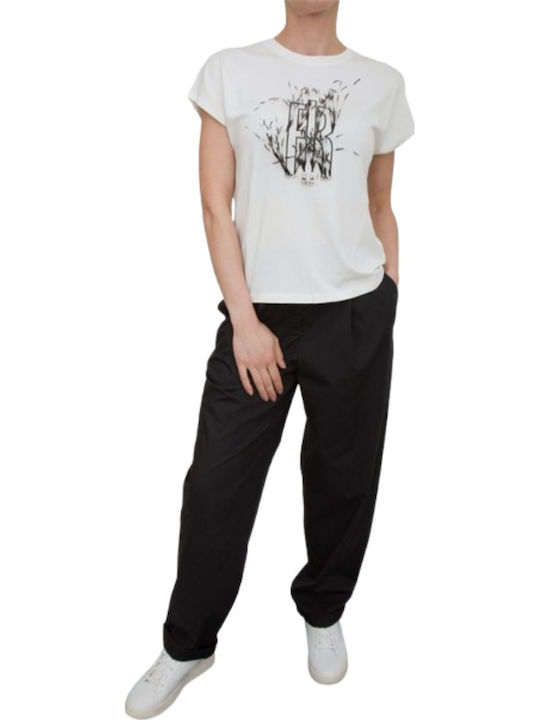 Γυναικείο T-shirt Cream
