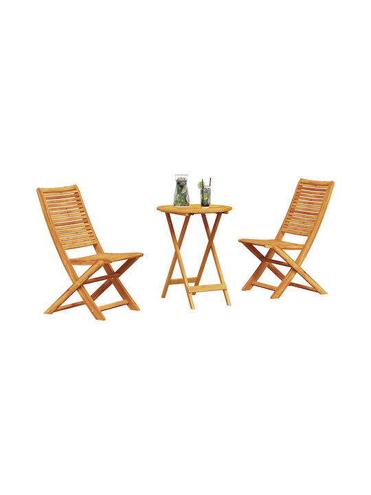 vidaXL Garten- und Outdoor-Möbelsets Typsatz Bar 3 Stücke Braune