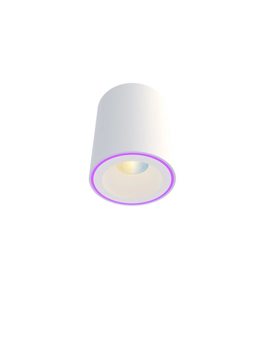 Calex Единично LED RGB Спот в Бял Цвят