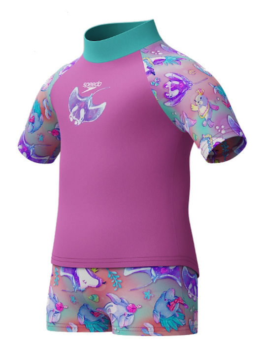 Speedo Kids Swimwear Swimwear Set Neon Violet
