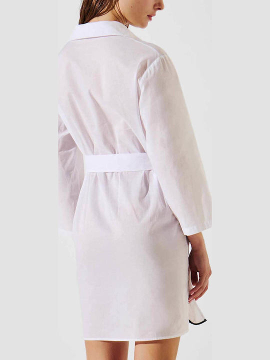 Καλοκαιρινό Mini Σεμιζιέ Φόρεμα White