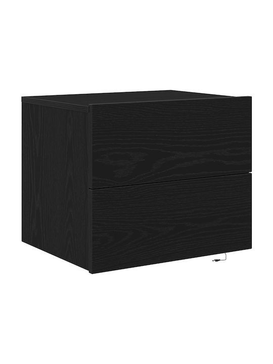 Nachttisch Black oak 50x39x41cm
