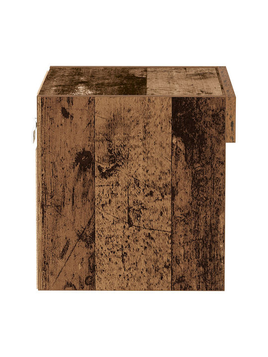 Κομοδίνα από Μασίφ Ξύλο Παλιό ξύλο 2τμχ 40x30x30cm 863099