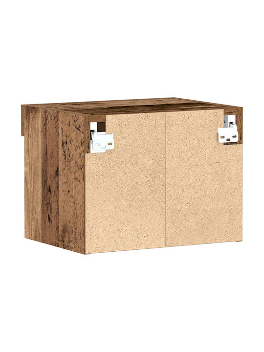 Κομοδίνα από Μασίφ Ξύλο Παλιό ξύλο 2τμχ 40x30x30cm 863099