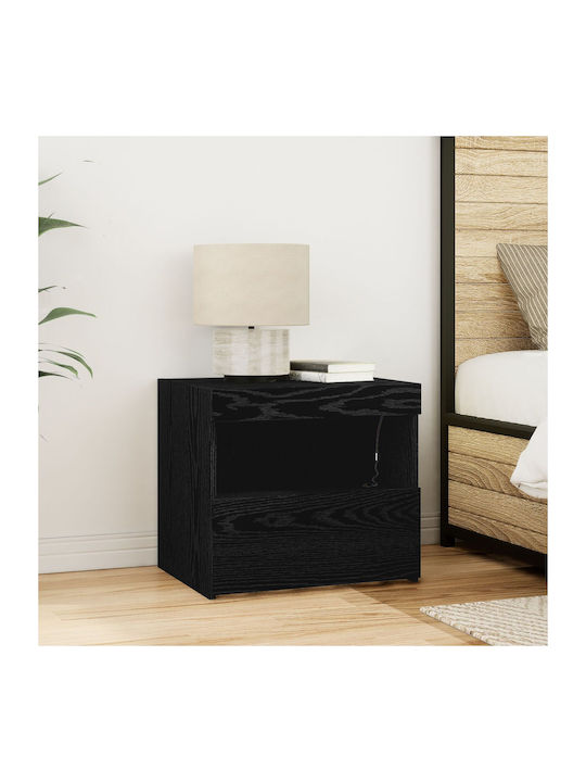 Nachttische Black oak 2Stück 50x40x45cm